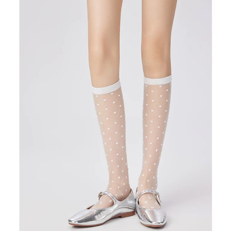 レディース 水玉シースルーソックス 可愛い | SUNSHINE CLOSET | 詳細画像9 