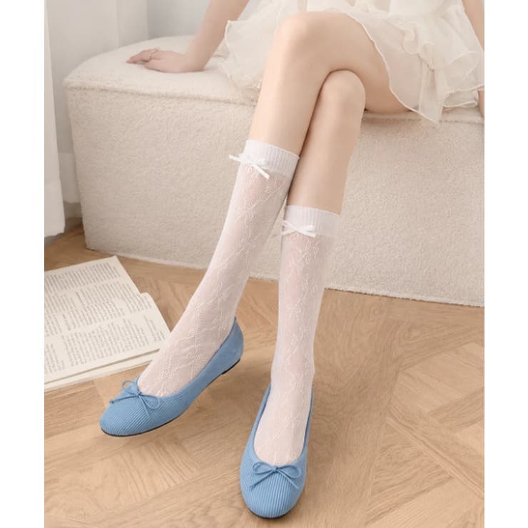 大人かわいい ロング丈 フリルソックス | SUNSHINE CLOSET | 詳細画像8 