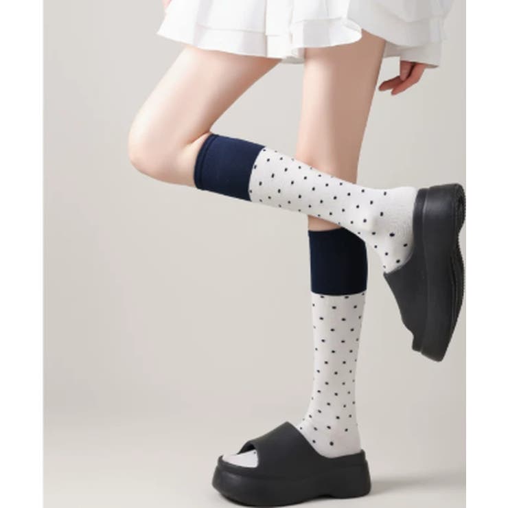 レディース 水玉柄 ロングソックス | SUNSHINE CLOSET | 詳細画像6 