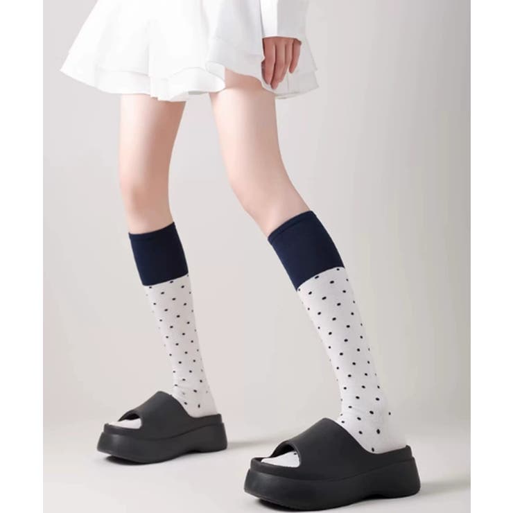 レディース 水玉柄 ロングソックス | SUNSHINE CLOSET | 詳細画像8 