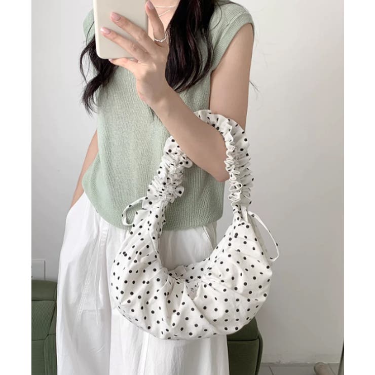 大人可愛い ギャザー手提げバッグ レディース | SUNSHINE CLOSET | 詳細画像3 