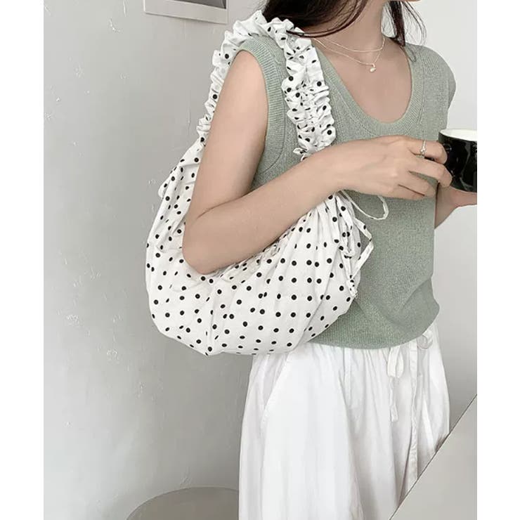 大人可愛い ギャザー手提げバッグ レディース | SUNSHINE CLOSET | 詳細画像4 