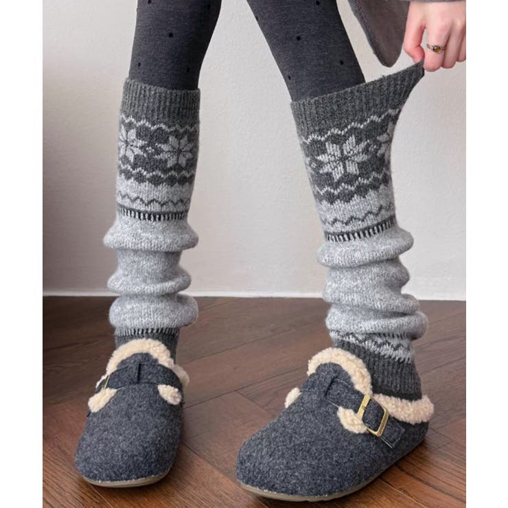 レディース リブ編み ニットレッグカバー | SUNSHINE CLOSET | 詳細画像21 