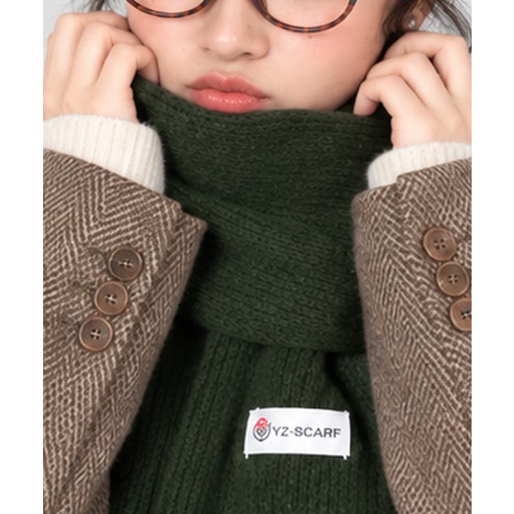 韓国風マフラーレディース チクチクしないニットストール 無地厚手 | SUNSHINE CLOSET | 詳細画像23 