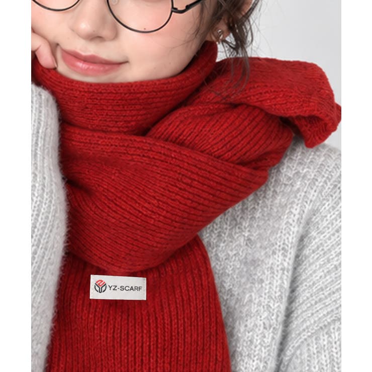 韓国風マフラーレディース チクチクしないニットストール 無地厚手 | SUNSHINE CLOSET | 詳細画像26 