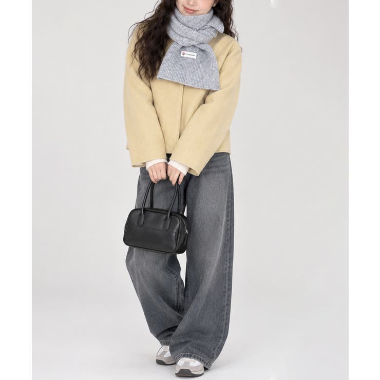 韓国風マフラーレディース チクチクしないニットストール 無地厚手 | SUNSHINE CLOSET | 詳細画像4 