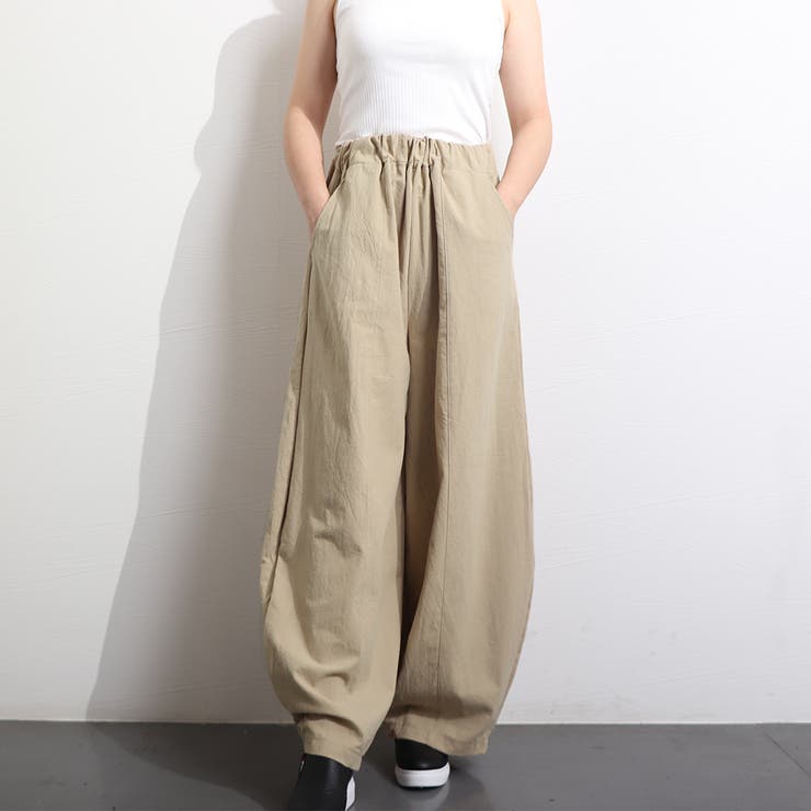 ワイドパンツ ロングパンツ ゆったり[品番：AGCW0002609