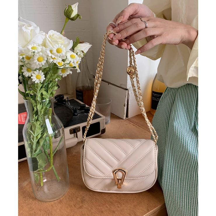ミニショルダーバッグ キルティング鞄上品[品番：AGCW0006372