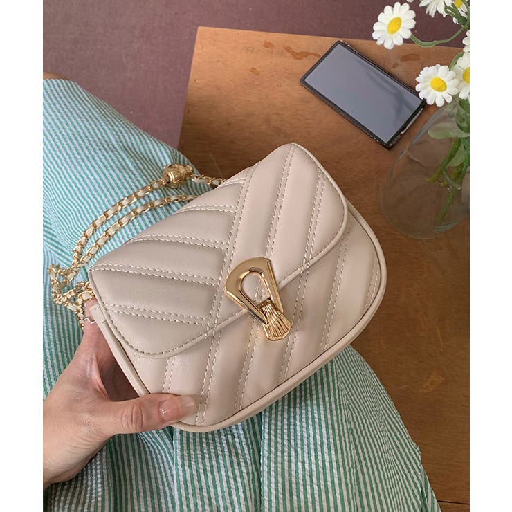 ミニショルダーバッグ キルティング鞄上品 | SUNSHINE CLOSET | 詳細画像9 