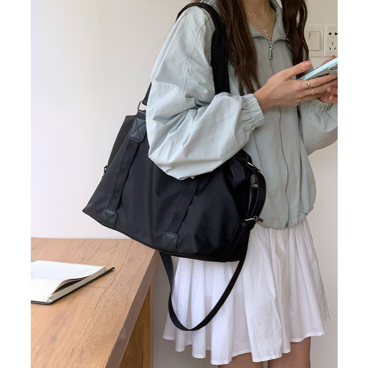 大容量トートバッグA4通勤通学斜め掛け鞄 | SUNSHINE CLOSET | 詳細画像1 