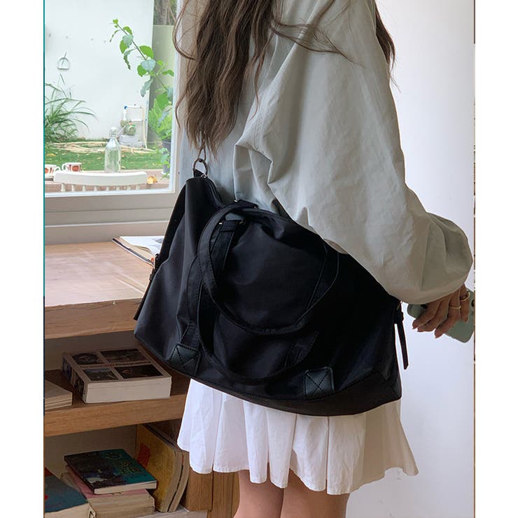 大容量トートバッグA4通勤通学斜め掛け鞄 | SUNSHINE CLOSET | 詳細画像2 