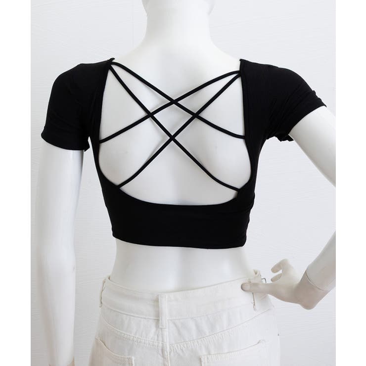 背中あきトップス カップ付き ブラトップ | SUNSHINE CLOSET | 詳細画像18 