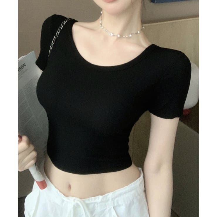 背中あきトップス カップ付き ブラトップ | SUNSHINE CLOSET | 詳細画像5 