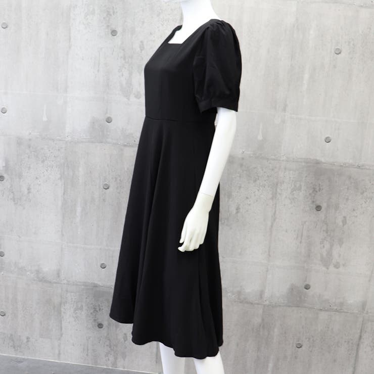 ロングワンピース Aライン 半袖[品番：AGCW0002374]｜SUNSHINE CLOSET