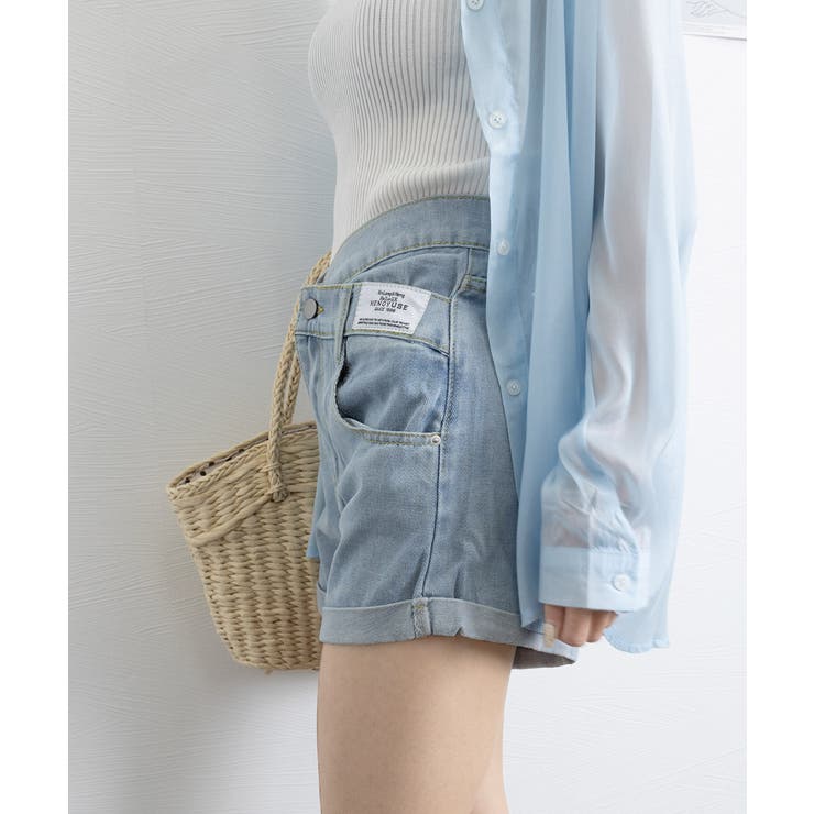 デニムショートパンツレディース美脚短パン | SUNSHINE CLOSET | 詳細画像10 