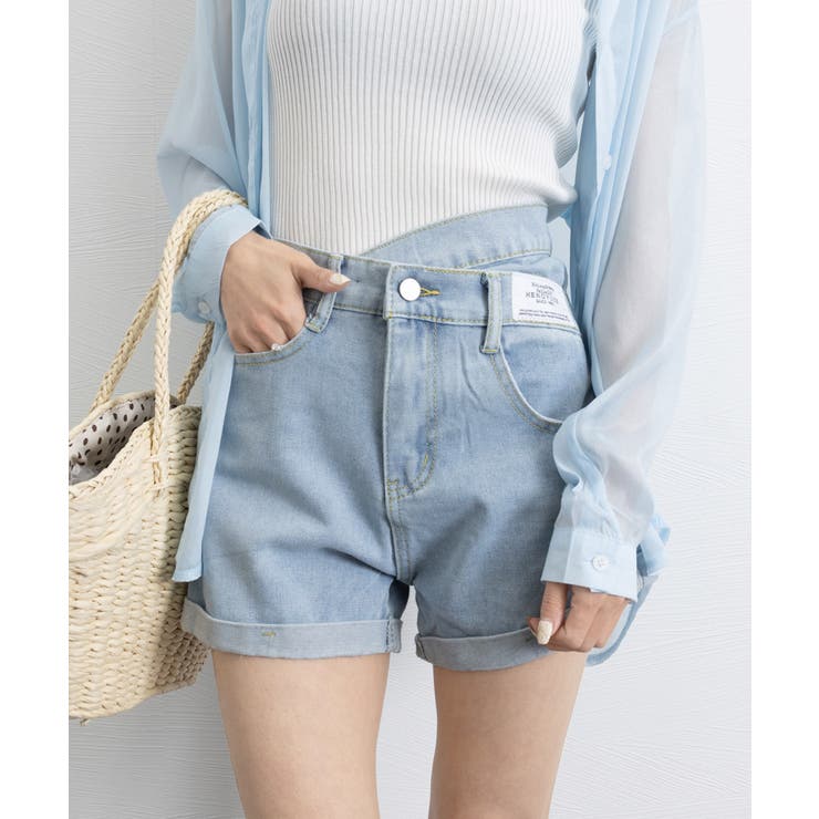 デニムショートパンツレディース美脚短パン | SUNSHINE CLOSET | 詳細画像11 