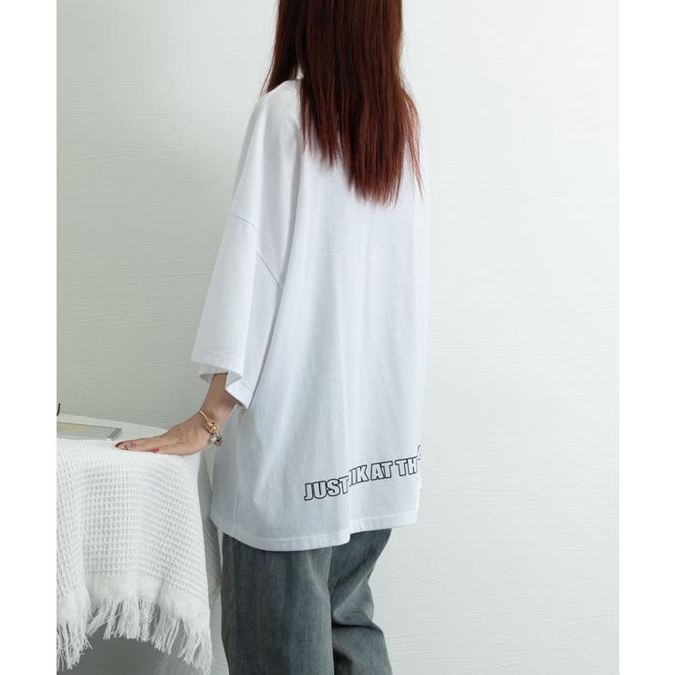 ロゴTシャツ ゆったり プルオーバー夏服 | SUNSHINE CLOSET | 詳細画像11 