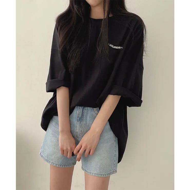 ロゴTシャツ ゆったり プルオーバー夏服 | SUNSHINE CLOSET | 詳細画像5 