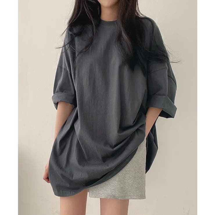 ロゴTシャツ ゆったり プルオーバー夏服 | SUNSHINE CLOSET | 詳細画像7 