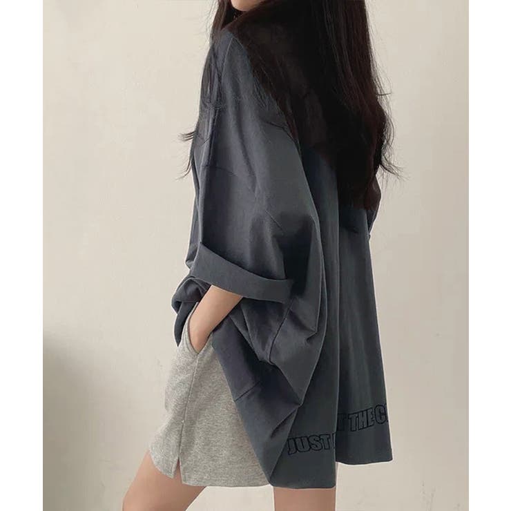 ロゴTシャツ ゆったり プルオーバー夏服 | SUNSHINE CLOSET | 詳細画像8 