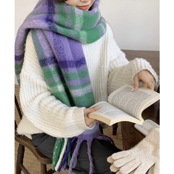 ボリュームマフラー大判 ふわふわマフラー | SUNSHINE CLOSET | 詳細画像5 