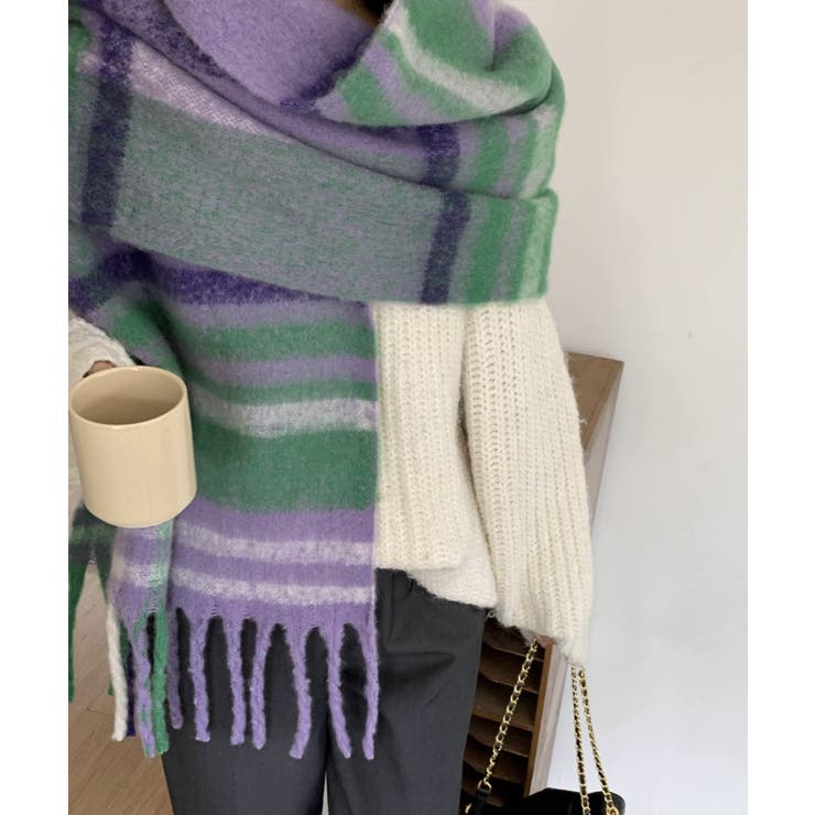 ボリュームマフラー大判 ふわふわマフラー | SUNSHINE CLOSET | 詳細画像6 