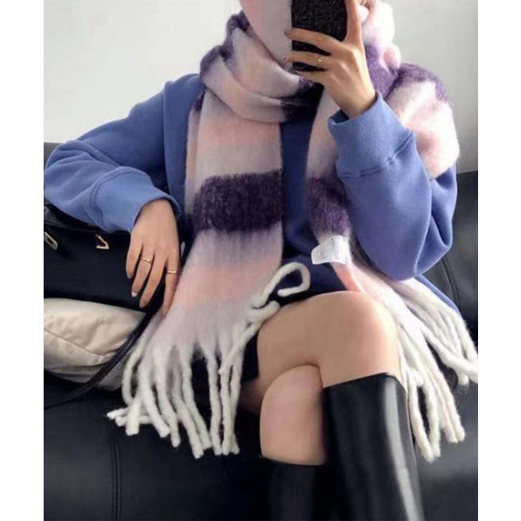 ボリュームマフラー大判 ふわふわマフラー | SUNSHINE CLOSET | 詳細画像3 