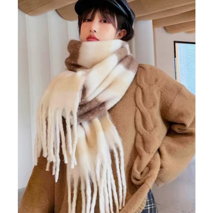 ボリュームマフラー大判 ふわふわマフラー | SUNSHINE CLOSET | 詳細画像6 