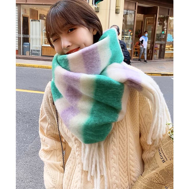 ボリュームマフラー大判 ふわふわマフラー | SUNSHINE CLOSET | 詳細画像8 