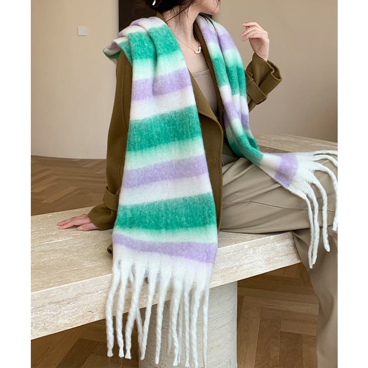 ボリュームマフラー大判 ふわふわマフラー | SUNSHINE CLOSET | 詳細画像9 