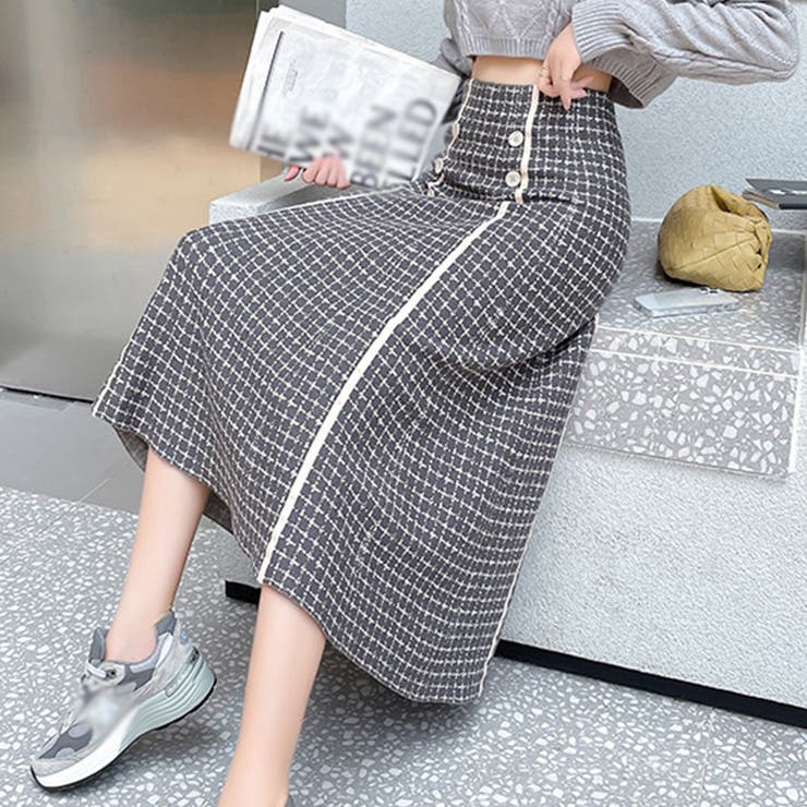 フレアスカートニットスカートハイウエスト | SUNSHINE CLOSET | 詳細画像11 