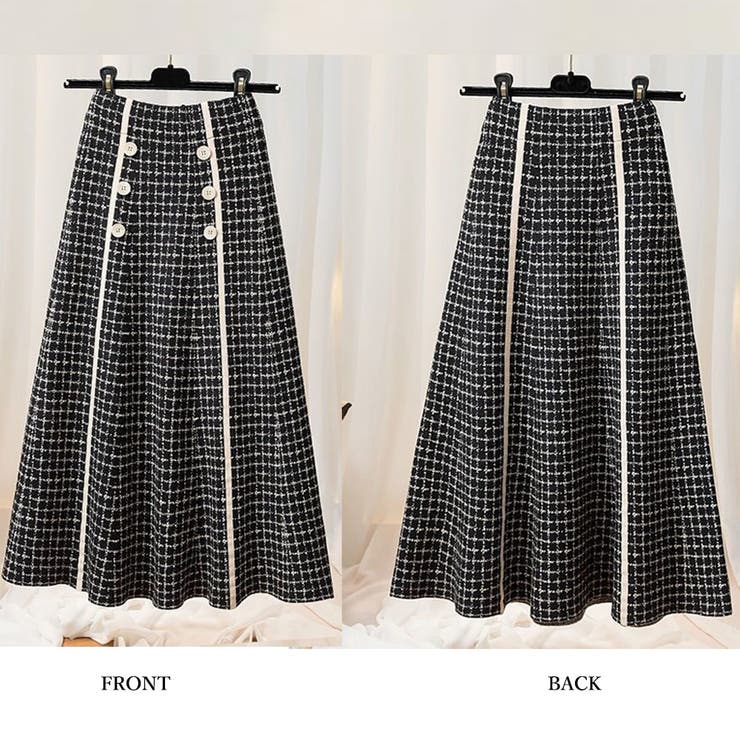 フレアスカートニットスカートハイウエスト | SUNSHINE CLOSET | 詳細画像3 