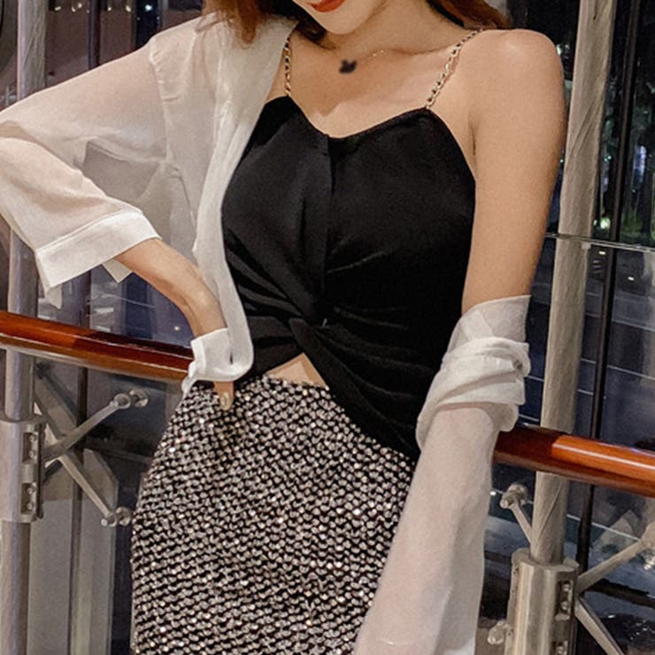 ニットキャミソール オフショルダー 夏 | SUNSHINE CLOSET | 詳細画像12 