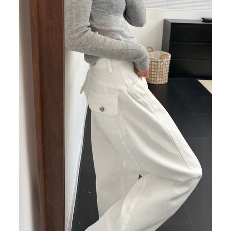 ハイウエストパンツ レディース ロングズボン | SUNSHINE CLOSET | 詳細画像1 