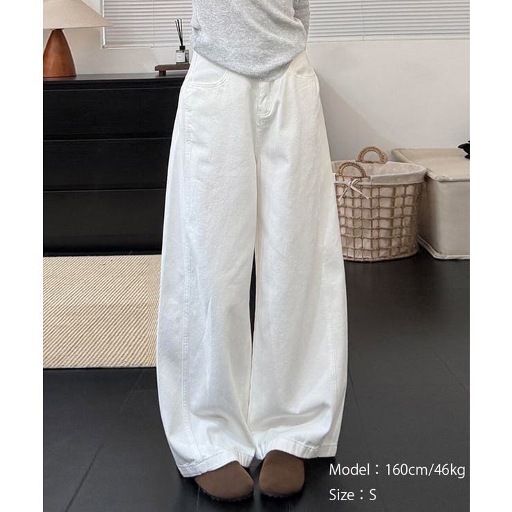 ハイウエストパンツ レディース ロングズボン | SUNSHINE CLOSET | 詳細画像2 