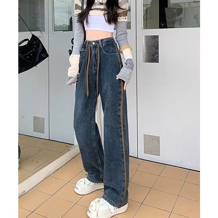 デニムパンツ 長ズボンハイウエスト美脚 | SUNSHINE CLOSET | 詳細画像1 