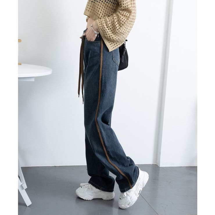 デニムパンツ 長ズボンハイウエスト美脚 | SUNSHINE CLOSET | 詳細画像12 
