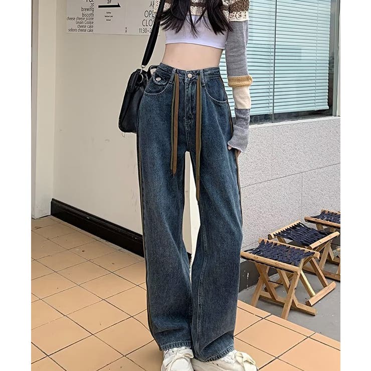デニムパンツ 長ズボンハイウエスト美脚 | SUNSHINE CLOSET | 詳細画像2 