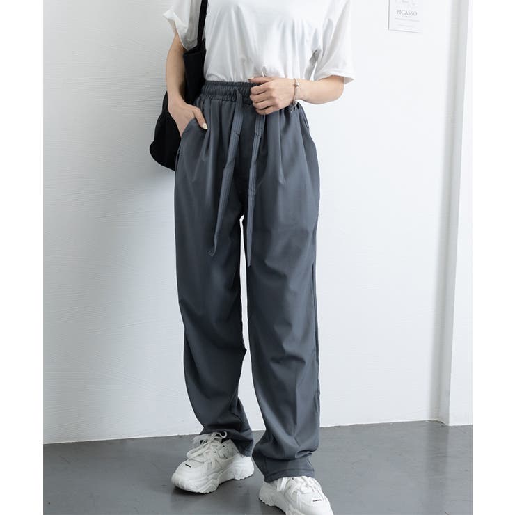 ワイドパンツ レディースハイウエスト美脚 | SUNSHINE CLOSET | 詳細画像9 