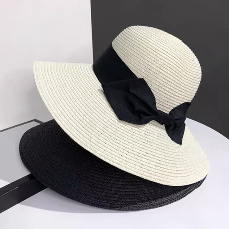 ブライス♥︎ロールアップブリム2wayアレンジ麦わら帽子♥︎ホワイト