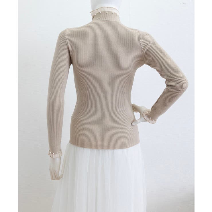 メロウフリルニットトップス レディース 大人上品 | SUNSHINE CLOSET | 詳細画像22 