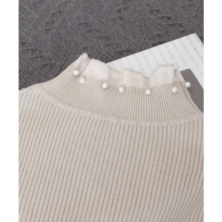 メロウフリルニットトップス レディース 大人上品 | SUNSHINE CLOSET | 詳細画像25 