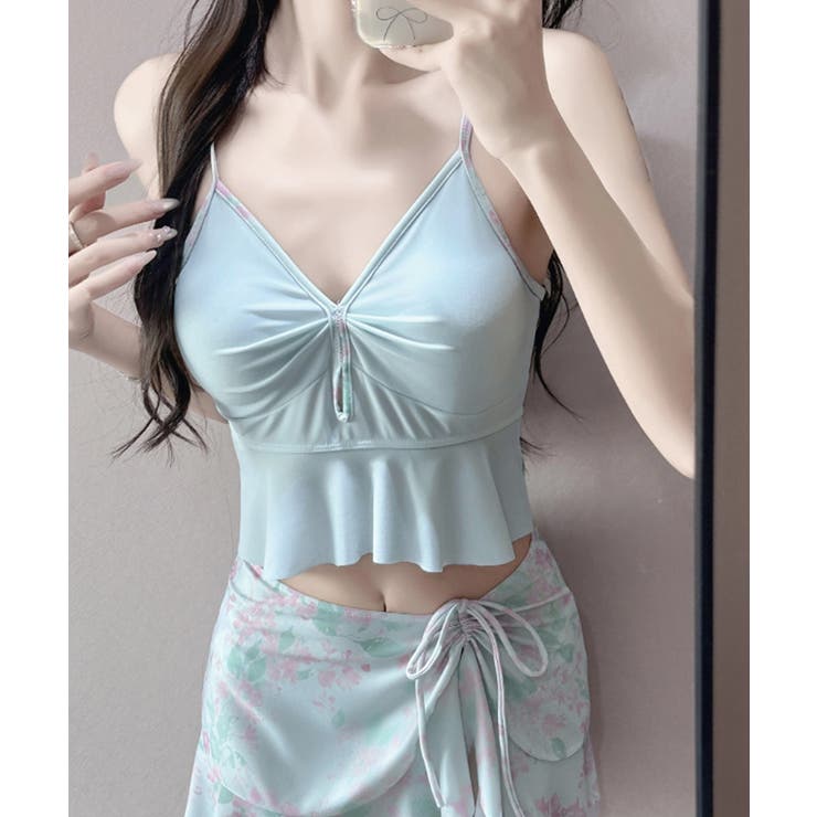 フレアスカートスイムウェア 体型カバー 韓国風水着 | SUNSHINE CLOSET | 詳細画像10 