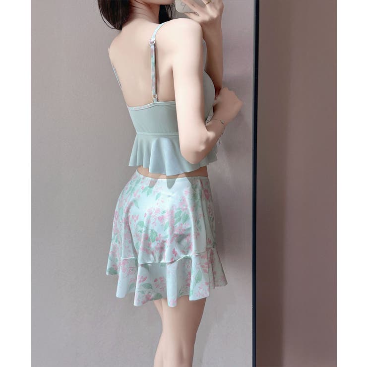 フレアスカートスイムウェア 体型カバー 韓国風水着 | SUNSHINE CLOSET | 詳細画像11 