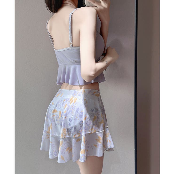 フレアスカートスイムウェア 体型カバー 韓国風水着 | SUNSHINE CLOSET | 詳細画像6 