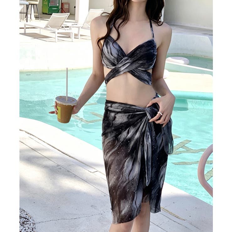 ビキニ3点セット クロスバンドゥ水着 レディース | SUNSHINE CLOSET | 詳細画像2 