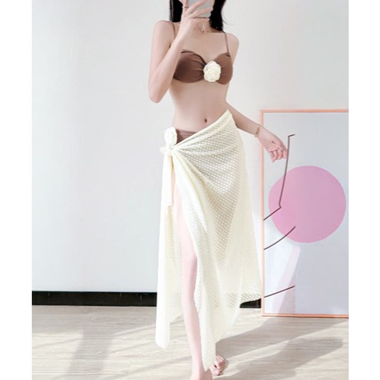 ストラップビキニ パレオ付き 大人可愛い水着 | SUNSHINE CLOSET | 詳細画像3 