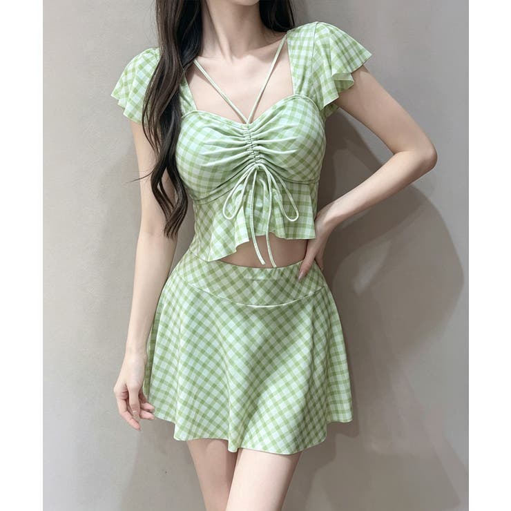 体型カバー水着 レディース スイムウェア上下セット | SUNSHINE CLOSET | 詳細画像12 