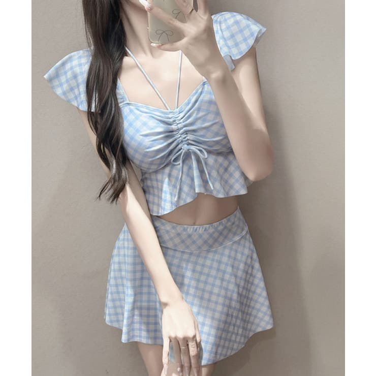 体型カバー水着 レディース スイムウェア上下セット | SUNSHINE CLOSET | 詳細画像3 