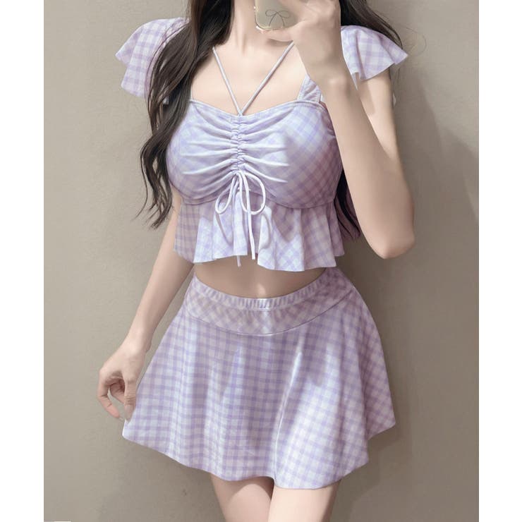 体型カバー水着 レディース スイムウェア上下セット | SUNSHINE CLOSET | 詳細画像5 